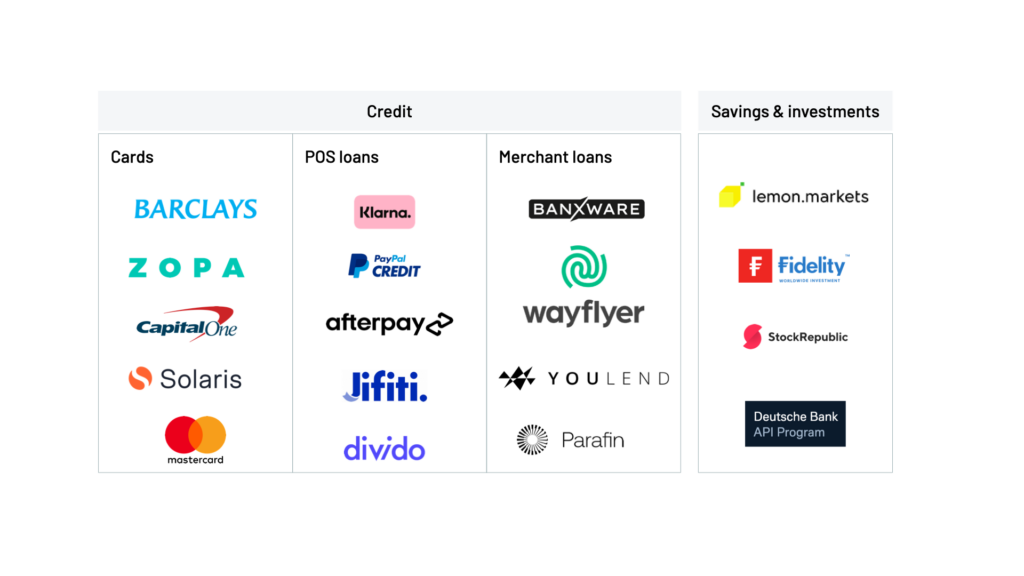 Segmentation of embedded finance providers